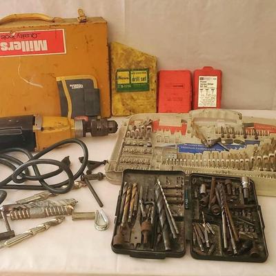 Power Drill And Many Different Drill Bits!