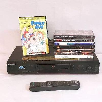 Sony DVD Player And (8) Movies