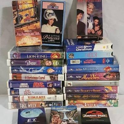 Family Movie Lot - VHS Tapes