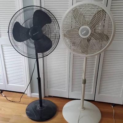 (2) Free Standing Fans