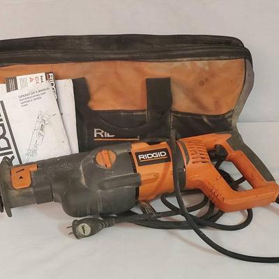 RIGID Reciprocating Saw With Bag