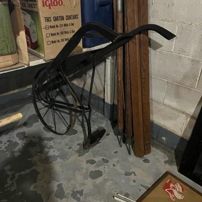 Antique plow