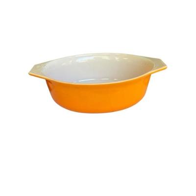 Orange Pyrex Casserole