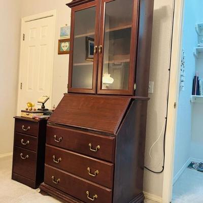 China Cabinet with desk