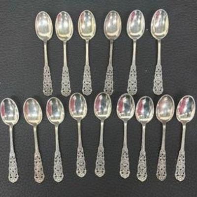 Vintage Scandinavian Sterling Silver Demitasse Spoons

Marked 830

Weight: 160 grams 