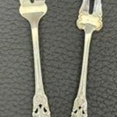 Two Vintage Scandinavian Sterling Silver Relish Forks

Two different sizes.  

Weight: 30 grams 