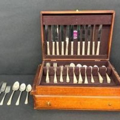 Vintage Century Sterling Silver Royal Rose Flatware Set