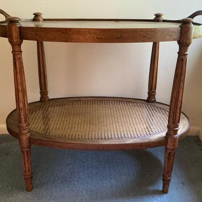 Drexel Heritage Cane Side Table