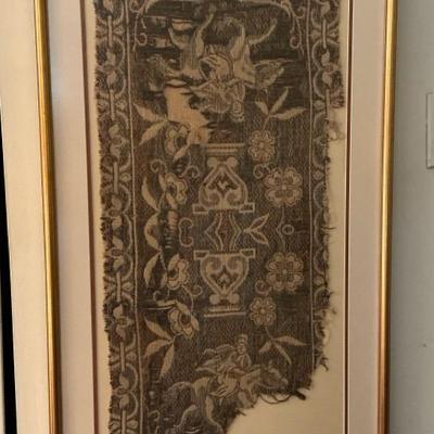 Framed Antique Tapestry