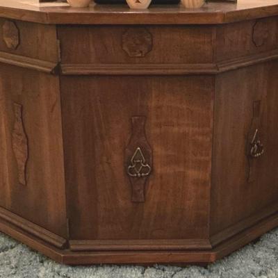 Octagon End Table 