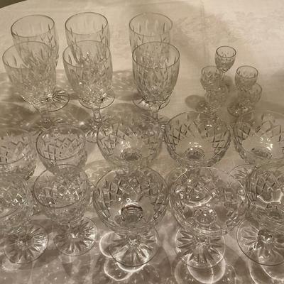 Royal Brierley Gainsborough Crystal Set 