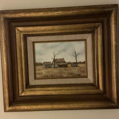 Allan Nance "Tidewater Barn" Painting