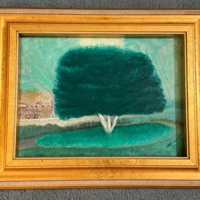 Paul S Benoit "Urban Elysium" Oil on Canvas Painting