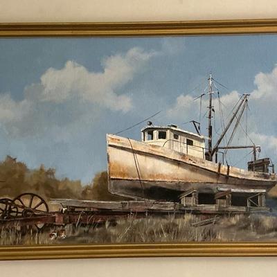 Arose Boat Painting