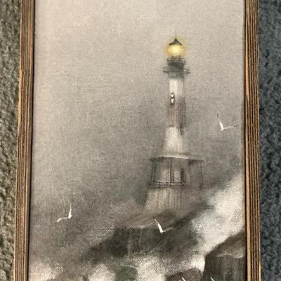 Henry Parker Small Lighthouse Painting
