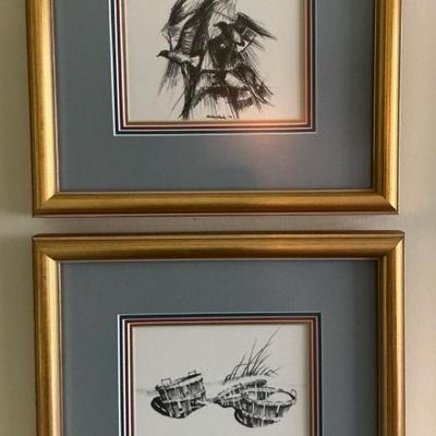 2 Small Barclay Sheaks Prints