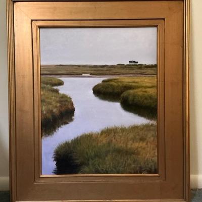 Margaret A Lee Waterway Painting