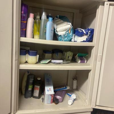 Cabinets filled 