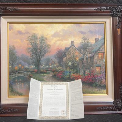 Lamplight Lane, Thomas Kinkade, 771/980