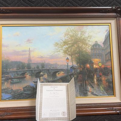 Paris, City of Lights" , Thomas Kinkade, 252/2750
