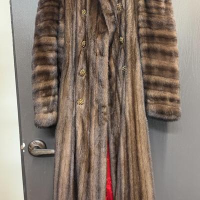 Exquisite Vintage Christian Dior Full-Length Mink Fur Coat – Authenticated