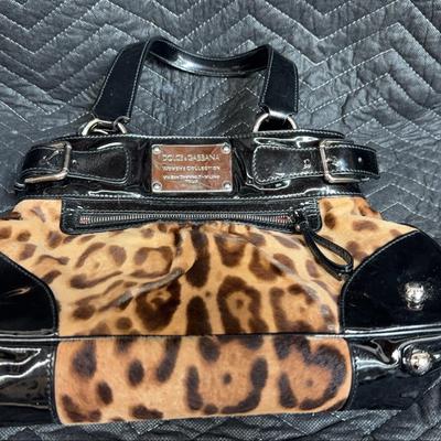 Dolce & Gabbana Ponyhair Shoulder Purse 