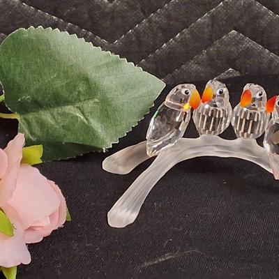 Swarovski Crystal 199123 Baby Lovebirds