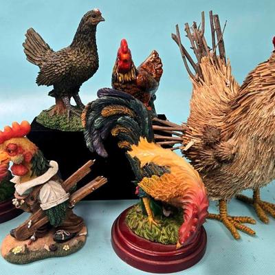 Assortment of Roosters and Hens
