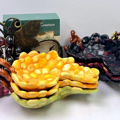 Grape Tableware Decor Assortment