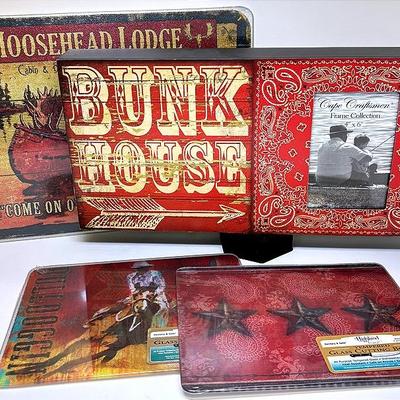 Western Decor and Glass Cutting Boards 