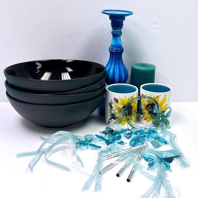 “Burton + Burton” Blue Wind Chime and More