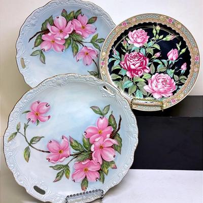 “Lefton” Hand Painted Decor Plates 