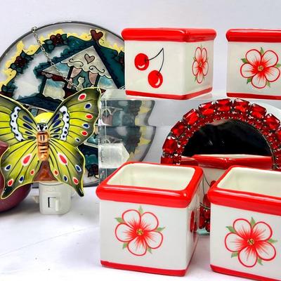 “John Baker Designs” Hand-Painted Suncatcher and More