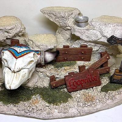 Western Cow Skull, Stone Landscape Decor, and More 