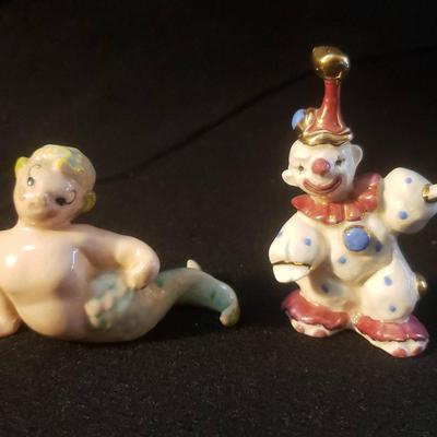 Kay Finch Small Merman And Clown 