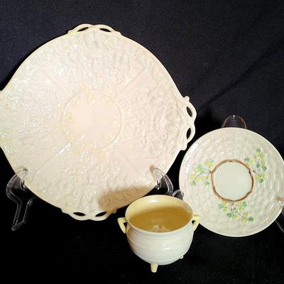 Black Trademark Belleek Decorative Accent Pieces