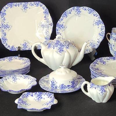 Shelley England Danity Blue China 