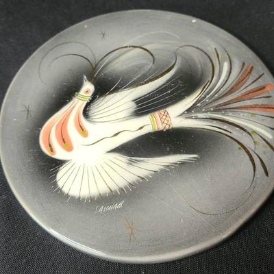 Sascha Brastoff Hand Painted Round Decor