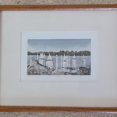 Sails - Signed Artist's Proof - Artist Unknown 