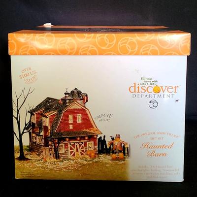 Department 56 Halloween Theme Haunted Barn 