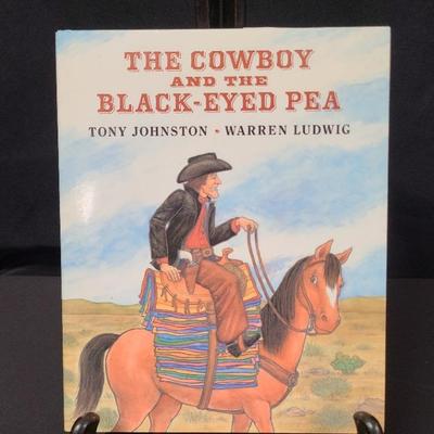Signed The Cowboy And The Black-Eyed Pea By Tony Johnston