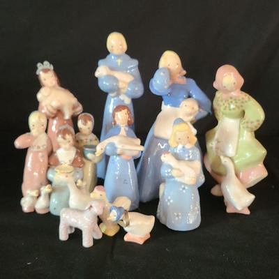 11 Jean Manley Ceramic Figurines