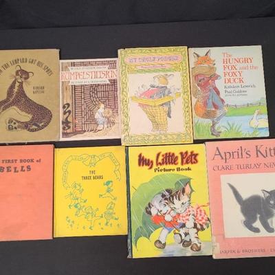 8 Children's Books By Various Authors Including Rumpelstiltskin, The Three Bears