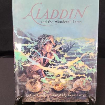 Signed Aladdin And The Wonderful Lamp By Carol Carrick