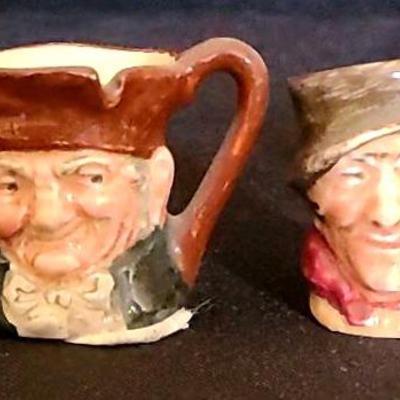 Royal Doulton Made In England 4 Mini Character Jugs