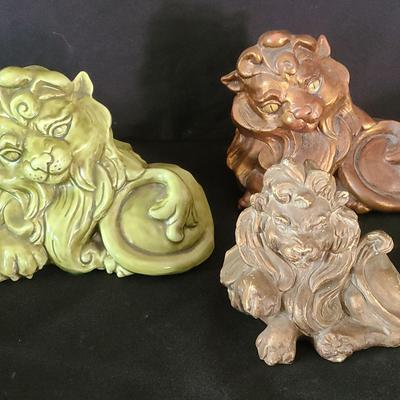 Trio Of Kay Finch Kitties - Freeman McFarlin Collectible Statuary