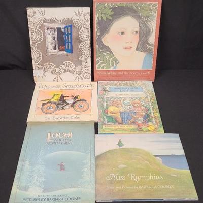 Six, Sweet, Signed Books By Barbara Cooney, Babette Cole, Nancy White Carlstrom & Patricia Polacco