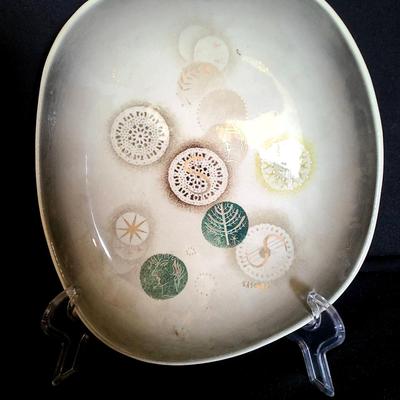 Vintage Sascha Brastoff Plate Made For Santa Monica Bank