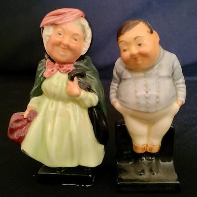 Pair Of Royal Doulton Figurines, Sairey Gamp & Fat Boy