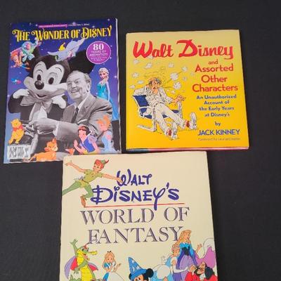 3 Books On Disney Animation And Characters